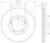 PORSC 477405083D Brake Disc